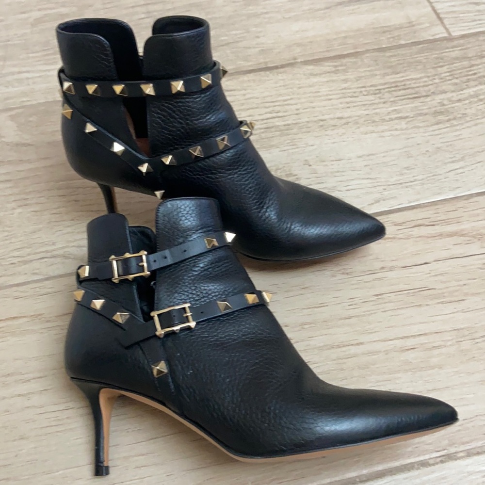 Valentino Rock Stud Booties